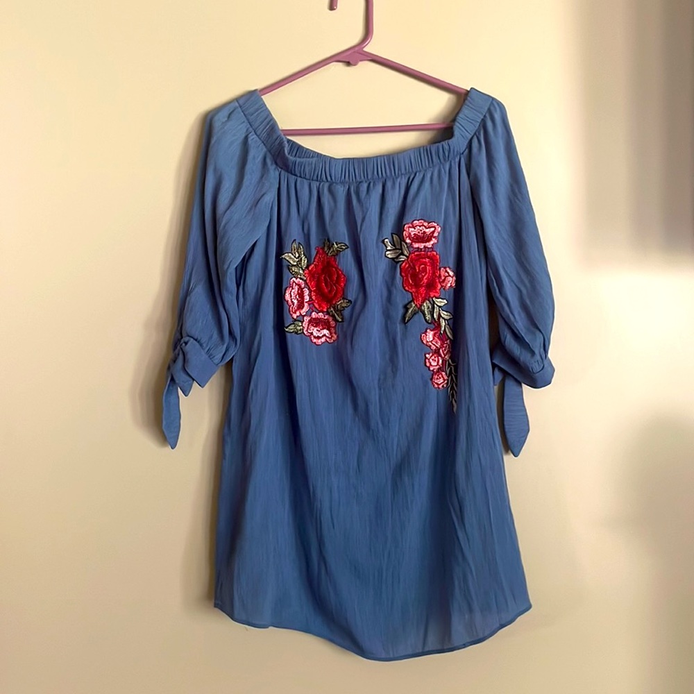 Off the shoulder mini